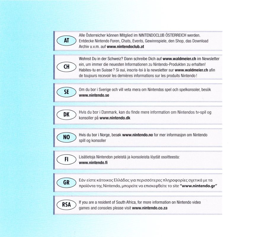 Inside Cover for Picross 3D (Nintendo DS): Left