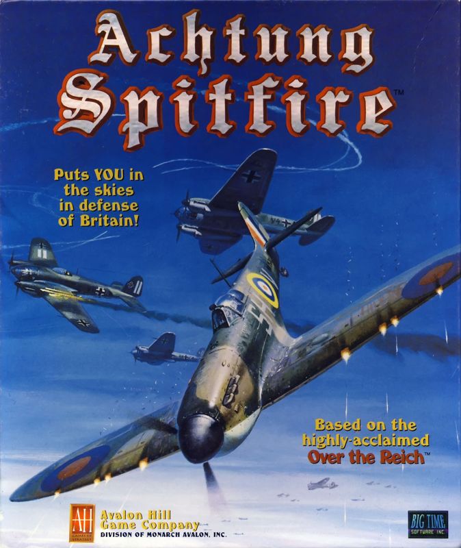 Front Cover for Achtung Spitfire (Macintosh and Windows and Windows 3.x)