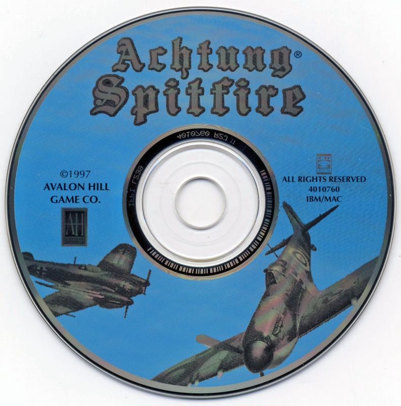 Achtung Spitfire cover or packaging material - MobyGames