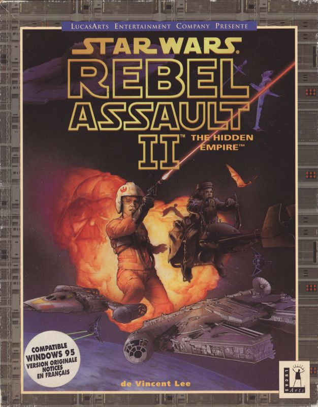 Front Cover for Star Wars: Rebel Assault II - The Hidden Empire (DOS and Windows)