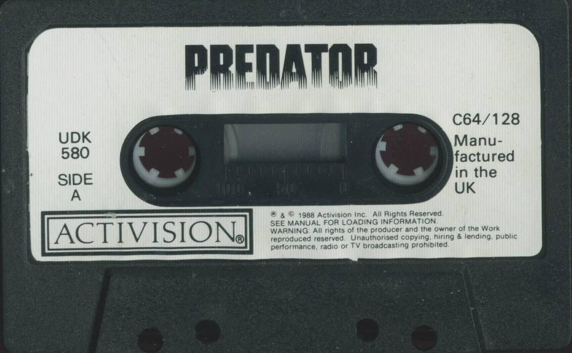 Media for Predator (Commodore 64)