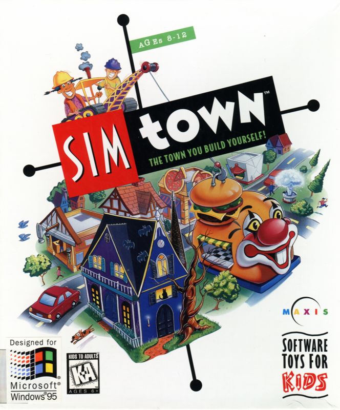 Front Cover for SimTown (Windows)