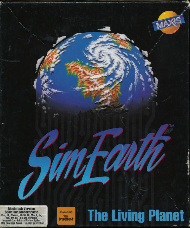 Front Cover for SimEarth: The Living Planet (Macintosh)