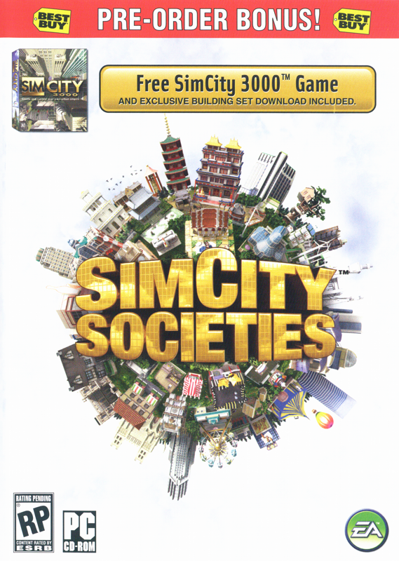 SimCity Societies cover or packaging material MobyGames