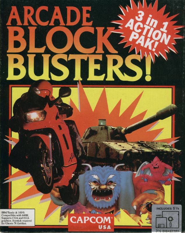 Front Cover for Arcade Blockbusters! (DOS)