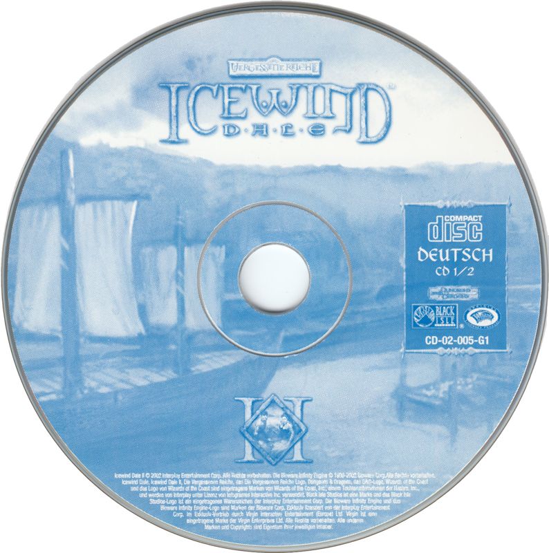 Media for Icewind Dale II (Collector's Edition) (Windows): Disc 1