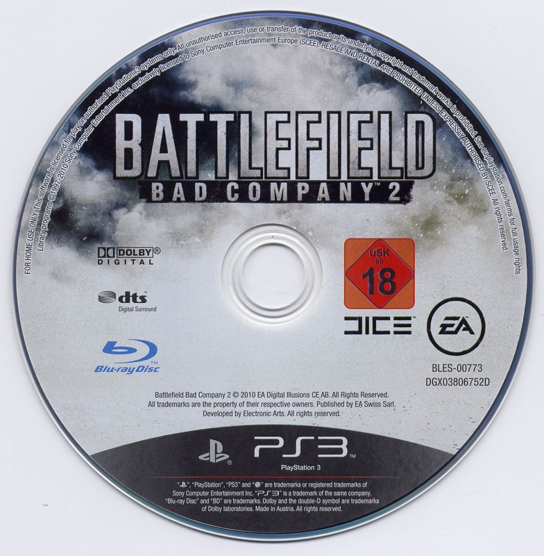 Media for Battlefield: Bad Company 2 (PlayStation 3)
