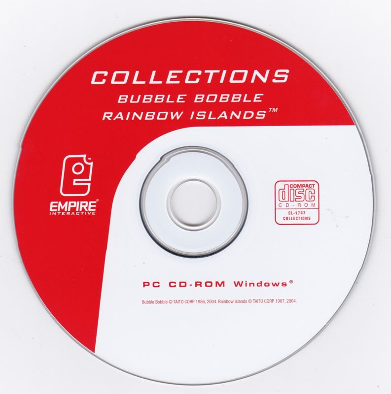 Media for Arcade 2 Collection (Windows): Taito Games: <i>Bubble Bobble</i> & <i>Rainbow Islands</i> disc