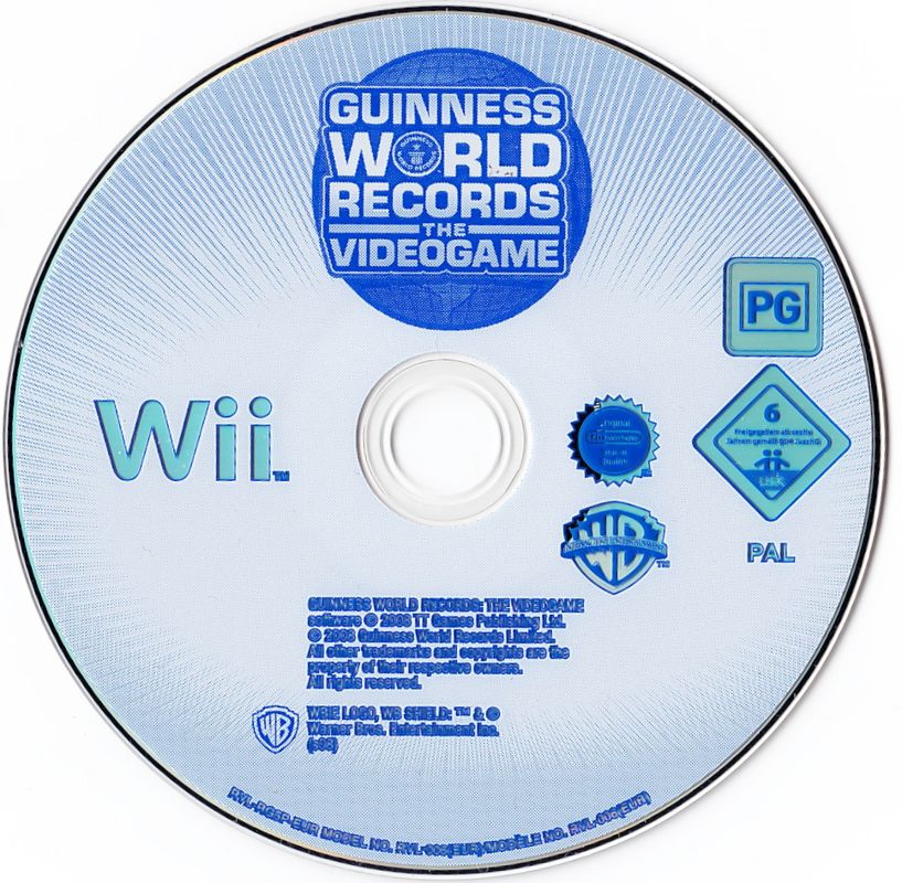 Media for Guinness World Records: The Videogame (Wii)