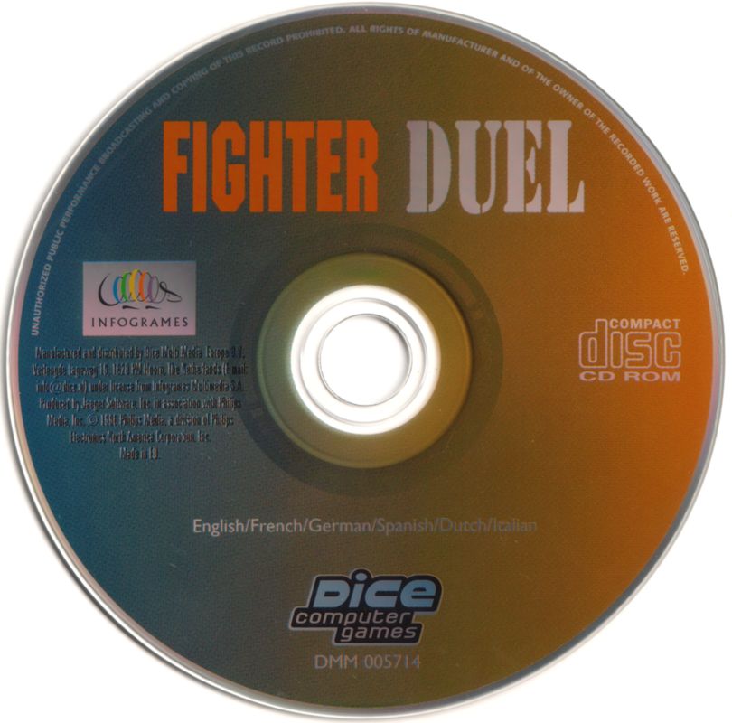Media for Fighter Duel: Special Edition (DOS)