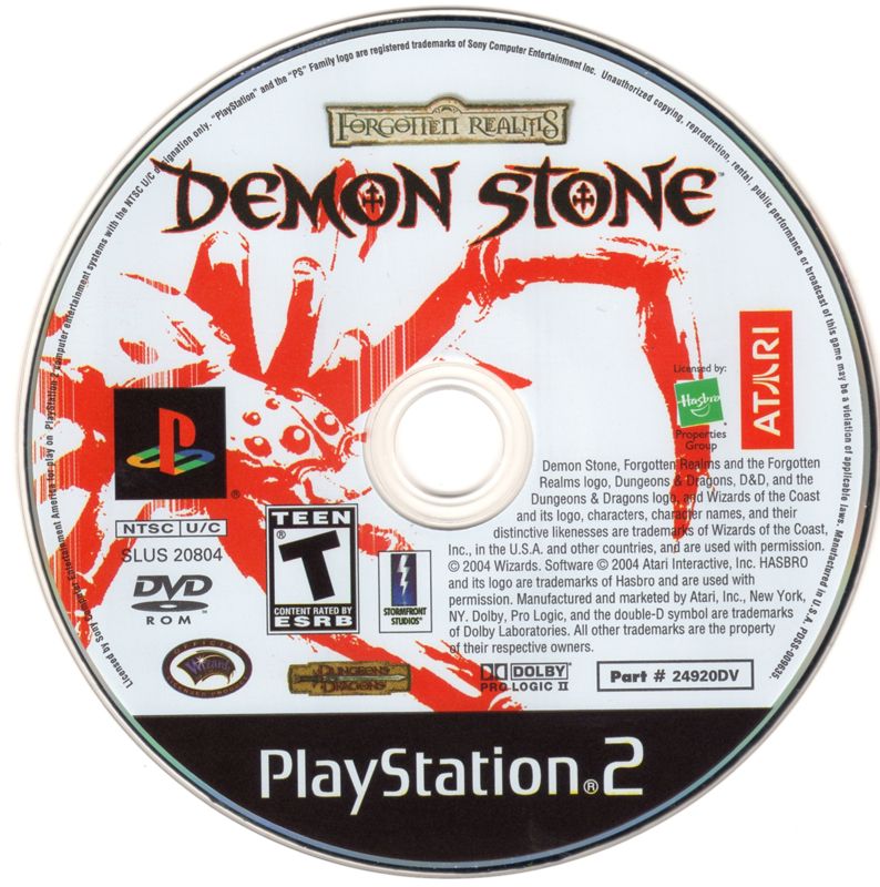 Forgotten Realms: Demon Stone cover or packaging material
