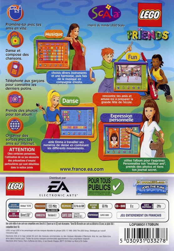 LEGO Friends cover or packaging material - MobyGames