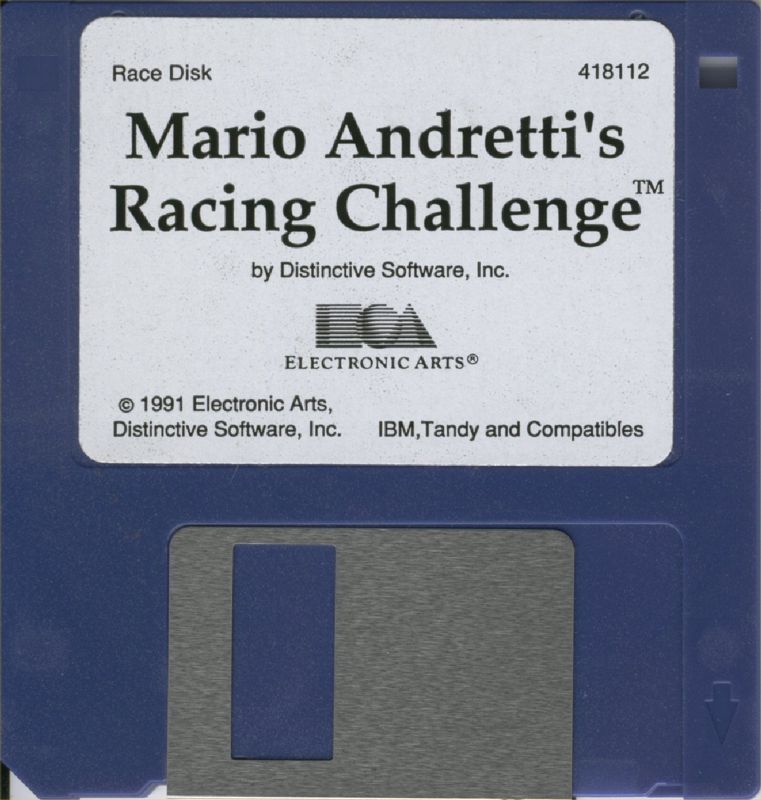 Media for Mario Andretti's Racing Challenge (DOS): Race Disk