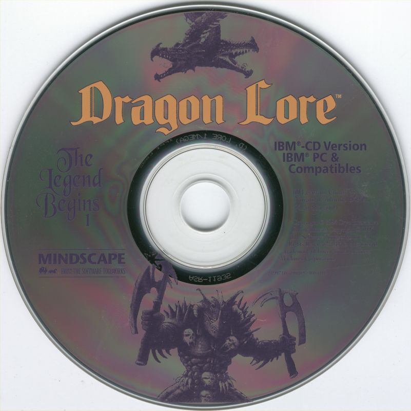 Media for Megapak 4 (DOS): Dragon Lore The Legend Begins GOLD 1/2