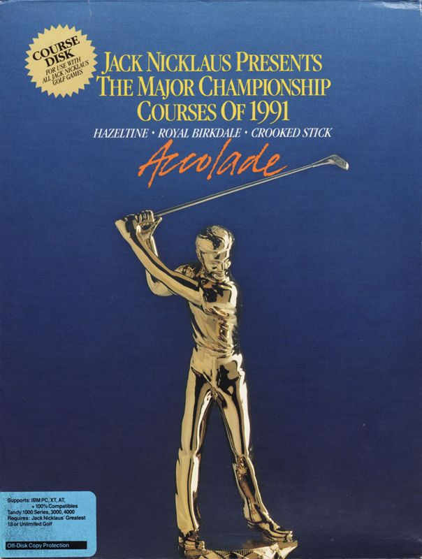 Front Cover for Jack Nicklaus presents The Major Championship Courses of 1991 (DOS)