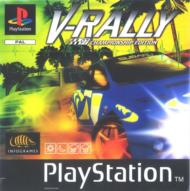 Front Cover for Need for Speed: V-Rally (PlayStation) (6 Jahren release)