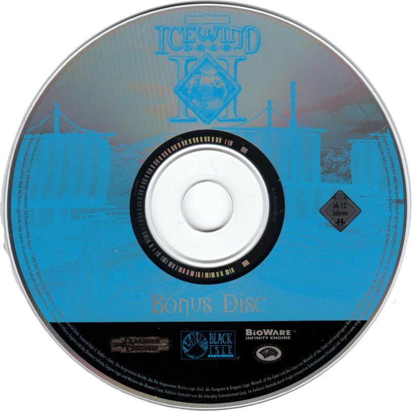 Media for Icewind Dale II (Collector's Edition) (Windows): Bonus disc