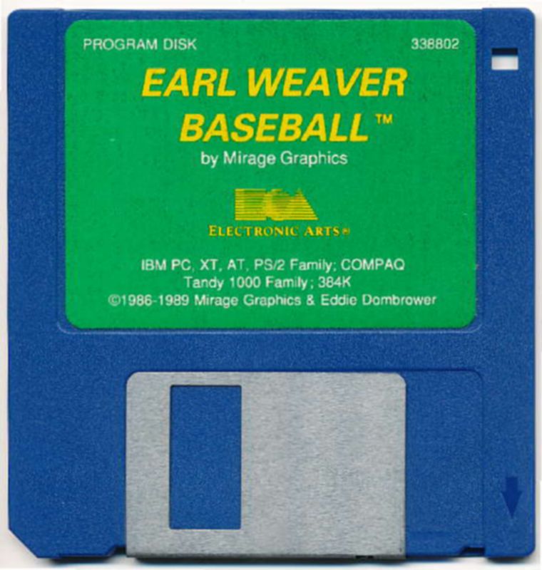 Media for Sports 3 Pack (DOS): Earl Weaver Baseball