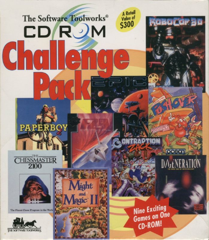 Front Cover for The Software Toolworks CD ROM Challenge Pack (DOS)