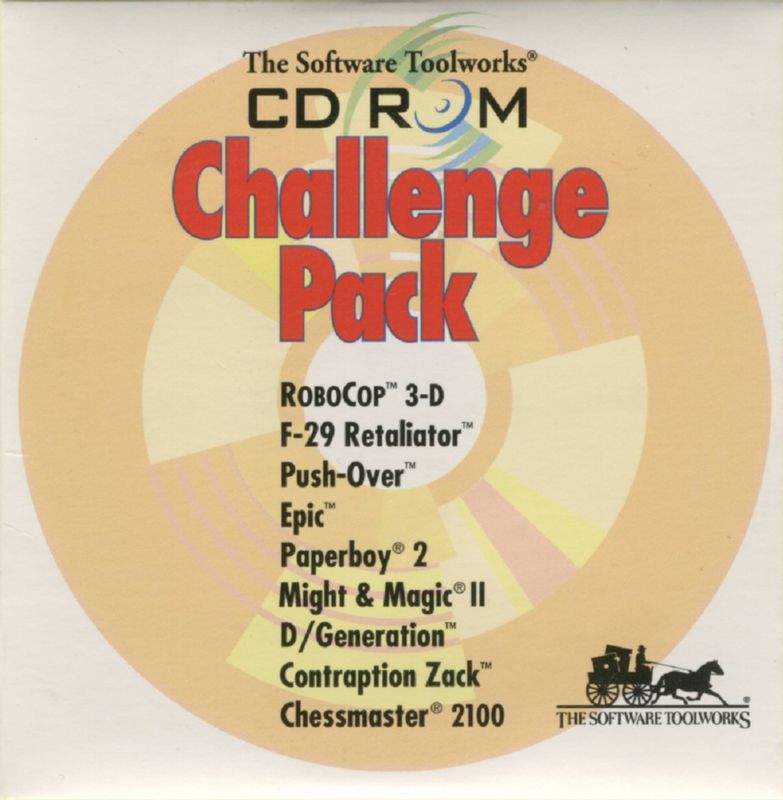 Other for The Software Toolworks CD ROM Challenge Pack (DOS): Cardboard Case - Front