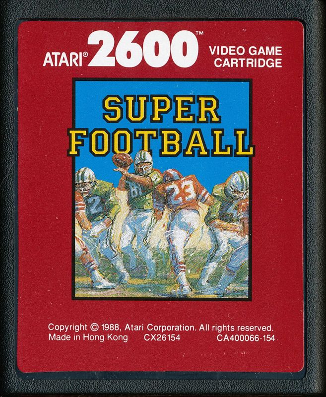 Media for Super Football (Atari 2600)