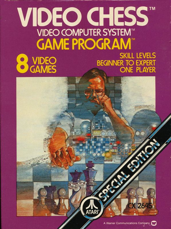 Front Cover for Video Chess (Atari 2600)