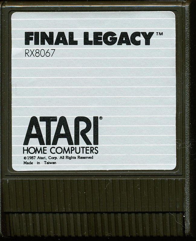 Media for Final Legacy (Atari 8-bit)