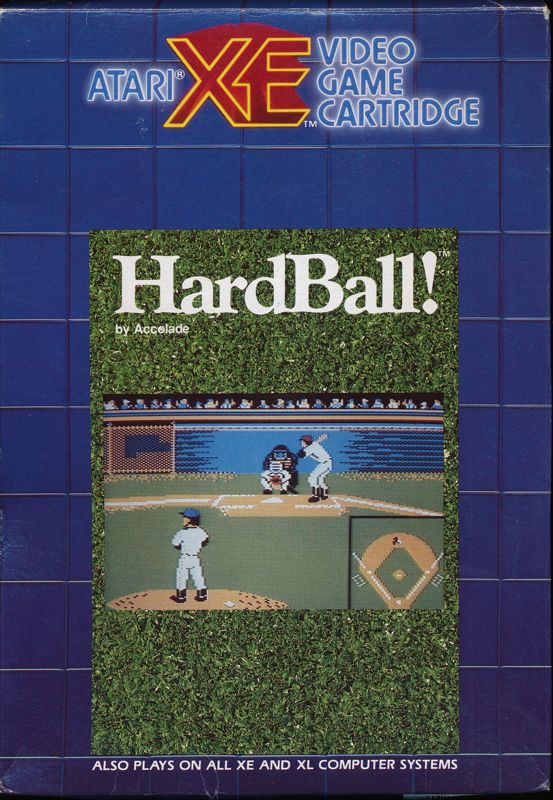 Front Cover for HardBall! (Atari 8-bit)