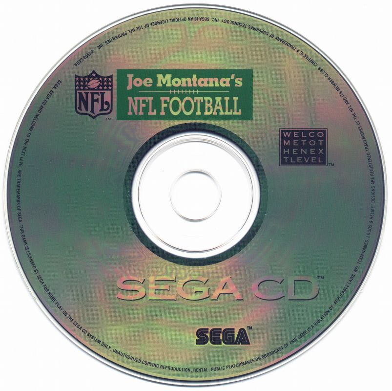 Media for Joe Montana's NFL Football (SEGA CD)