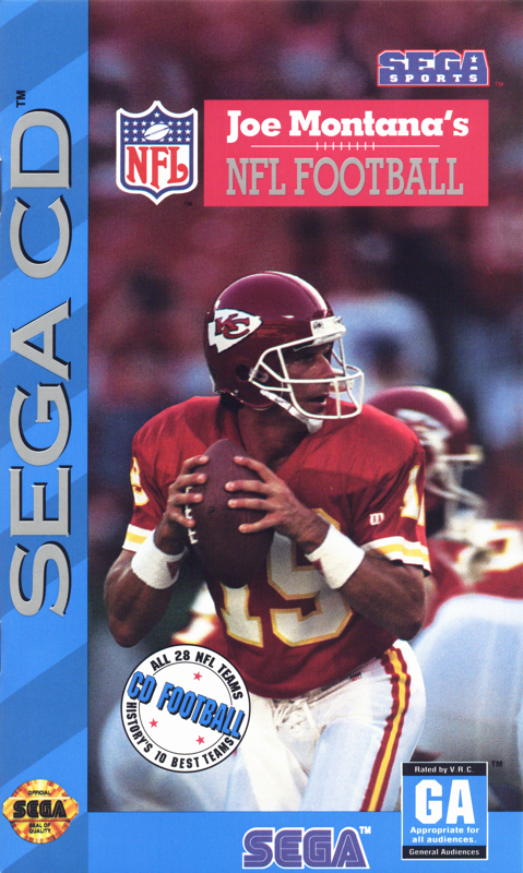 Front Cover for Joe Montana's NFL Football (SEGA CD)