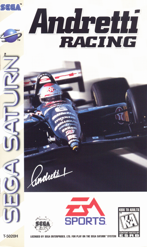 Front Cover for Andretti Racing (SEGA Saturn)