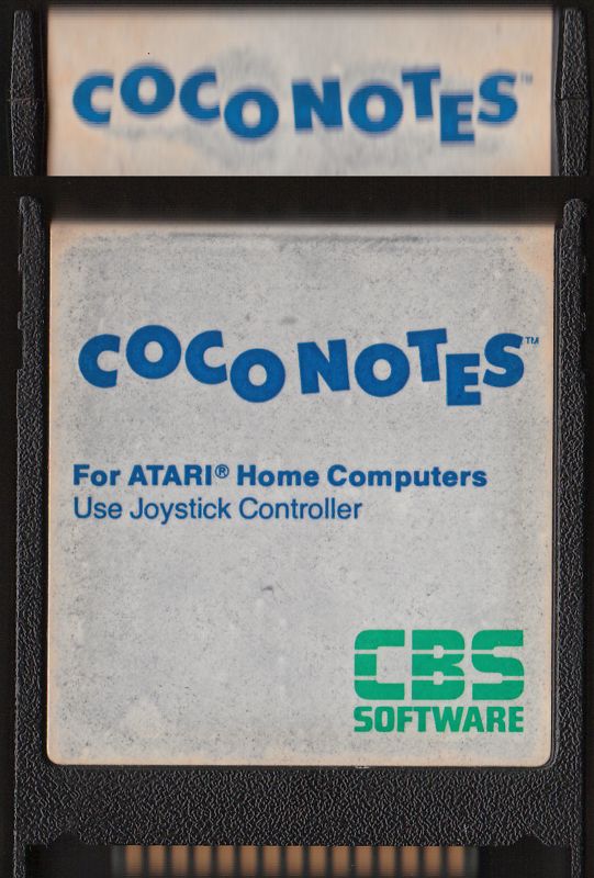 Media for Coco Notes (Atari 8-bit): Front + Top