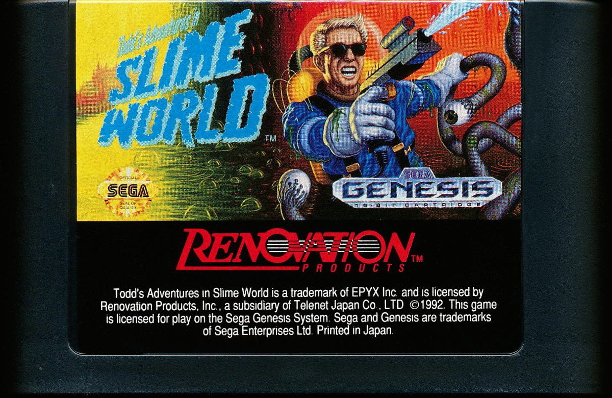 Media for Todd's Adventures in Slime World (Genesis)