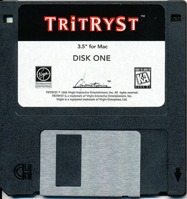 Media for TriTryst (Macintosh): Disk 1/6