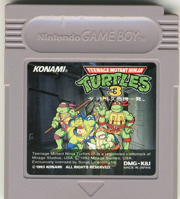 Media for Teenage Mutant Ninja Turtles III: Radical Rescue (Game Boy)