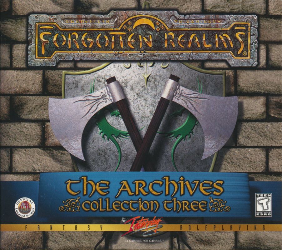 Other for Forgotten Realms: The Archives - Collection Three (DOS and Windows): Jewel Case - Front