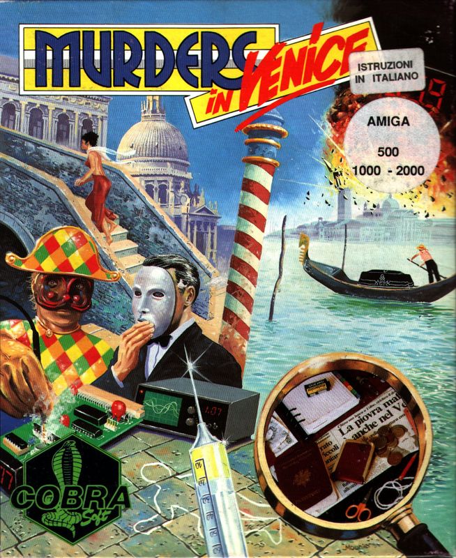 Front Cover for Murders in Venice (Amiga)