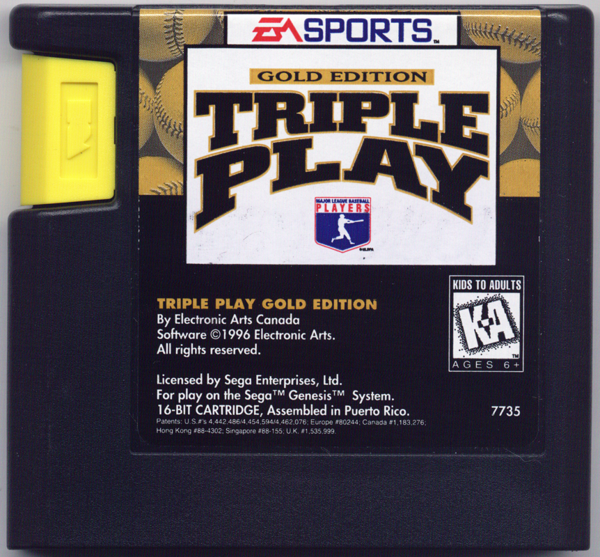 Media for Triple Play: Gold Edition (Genesis)