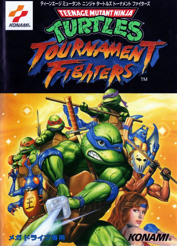 Front Cover for Teenage Mutant Ninja Turtles: Tournament Fighters (Genesis)