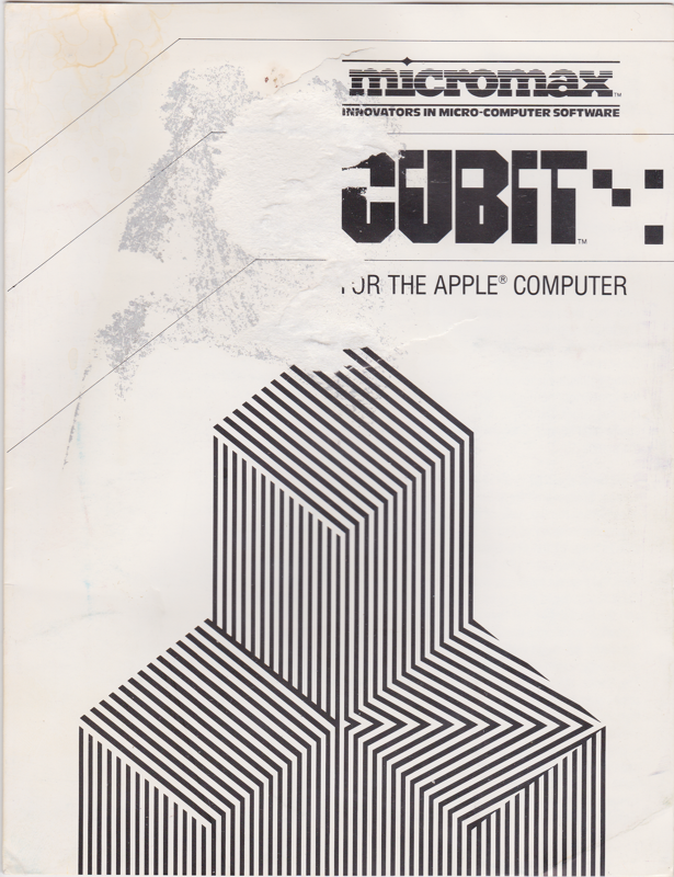 Front Cover for Cubit (Apple II)