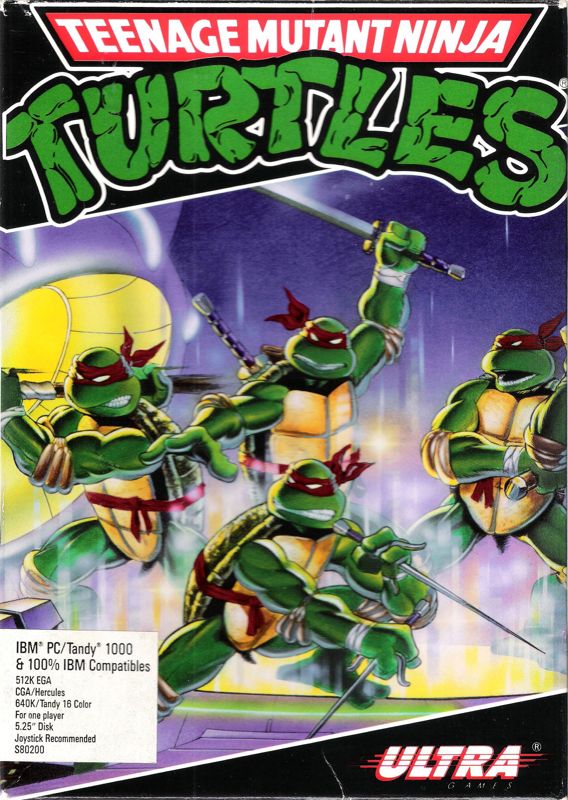 Front Cover for Teenage Mutant Ninja Turtles (DOS)