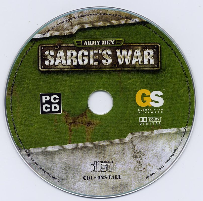 Media for Army Men: Sarge's War (Windows): Disc 1
