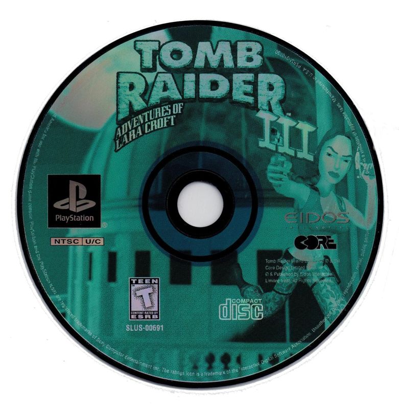 Media for Tomb Raider III: Adventures of Lara Croft (PlayStation)