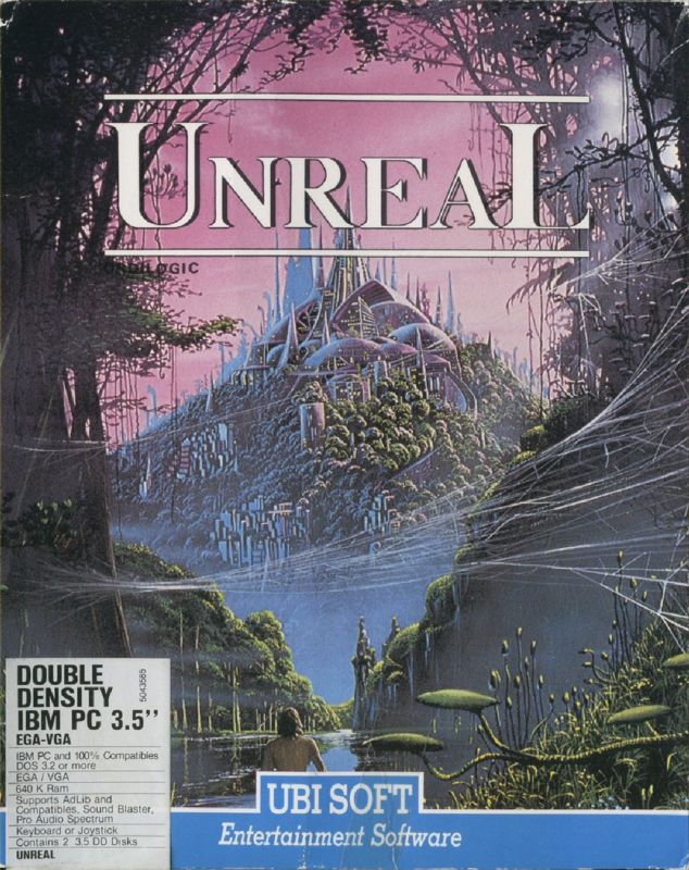 Front Cover for Unreal (DOS)