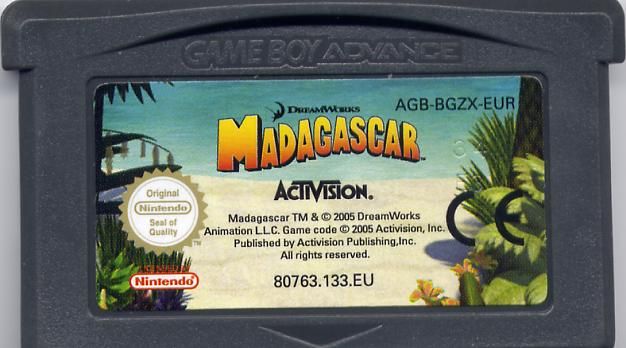 Media for Madagascar (Game Boy Advance)