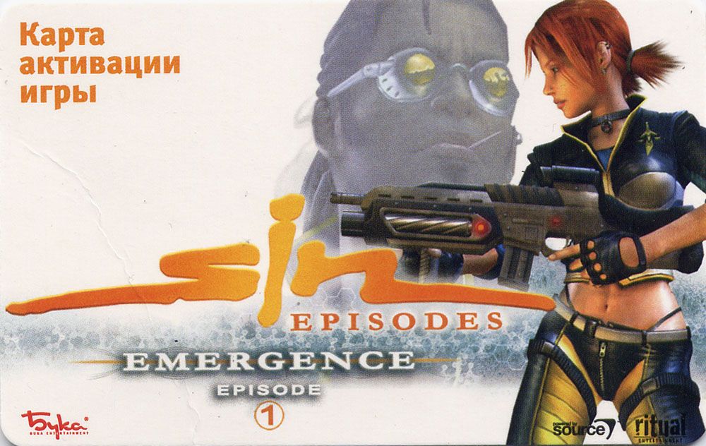 Other for SiN Episodes: Emergence (Windows): Steam activation card front