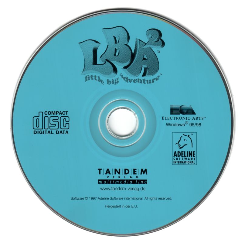 Media for Twinsen's Odyssey (DOS and Windows) (Tandem Verlag release)