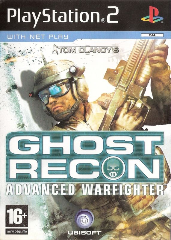 Front Cover for Tom Clancy's Ghost Recon: Advanced Warfighter (PlayStation 2) (English European release)