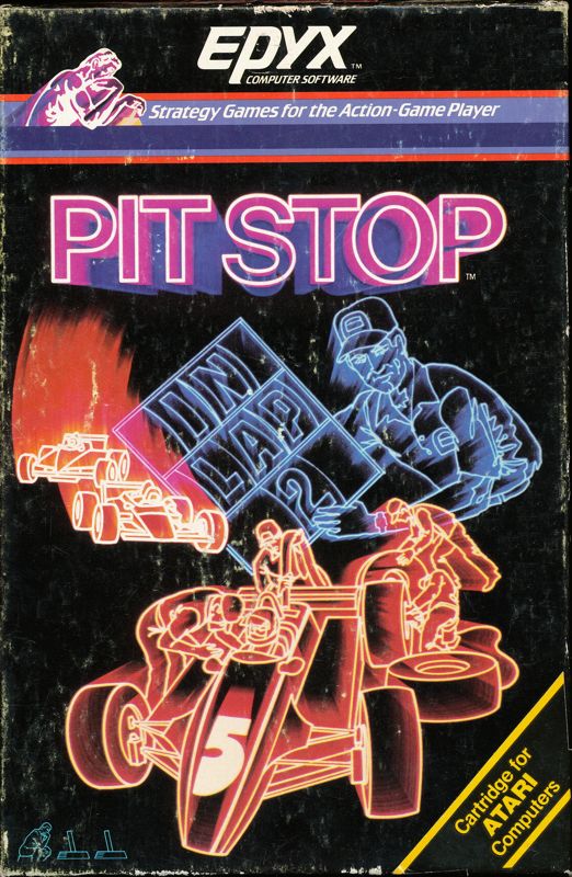 Front Cover for Pitstop (Atari 8-bit)