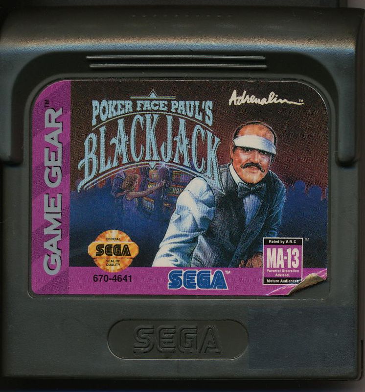 Media for Poker Face Paul's Blackjack (Game Gear)